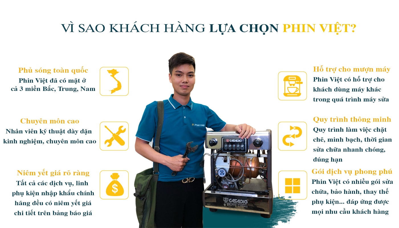 Địa chỉ mua máy pha cà phê uy tín tại Hồ Chí Minh Vi Sa Nen Lua Chon Pv Min