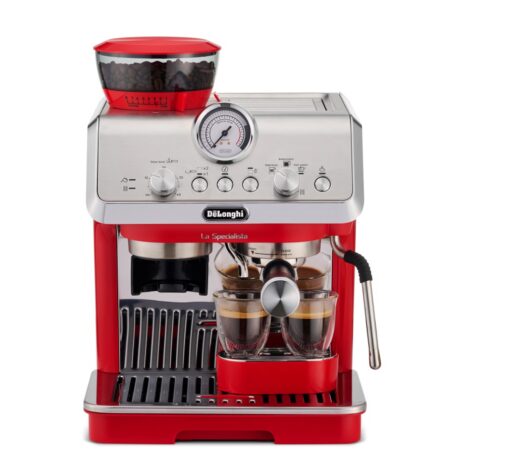 Máy pha cà phê De’Longhi La Specialista Arte EC9155.RD – Sắc đỏ nổi bật, nghệ thuật barista tại nhà