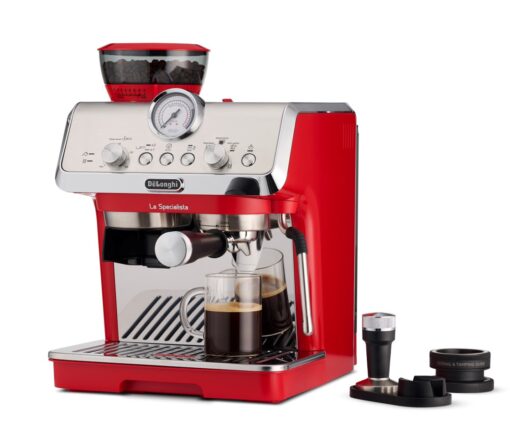 Máy pha cà phê De’Longhi La Specialista Arte EC9155.RD – Sắc đỏ nổi bật, nghệ thuật barista tại nhà