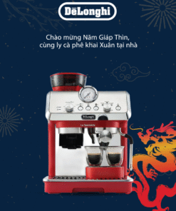 Máy pha cà phê De’Longhi La Specialista Arte EC9155.RD – Sắc đỏ nổi bật, nghệ thuật barista tại nhà